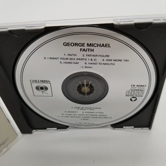 Vintage Music CD 80s George Michael Faith CBS Records Pop - Picture 5 of 6